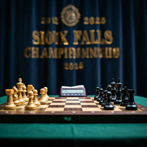 2025 Sioux Falls City Chess Championship Logo